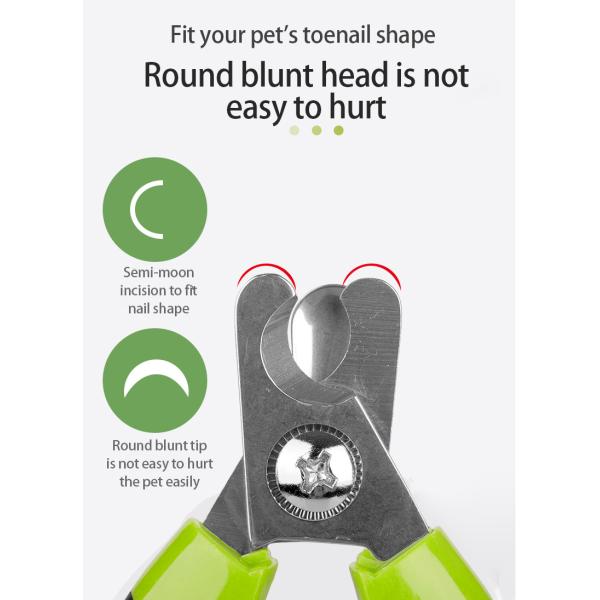 Herramientas sostenibles para cortar uñas para perros Cortadoras de uñas para perros para mascotas verdes