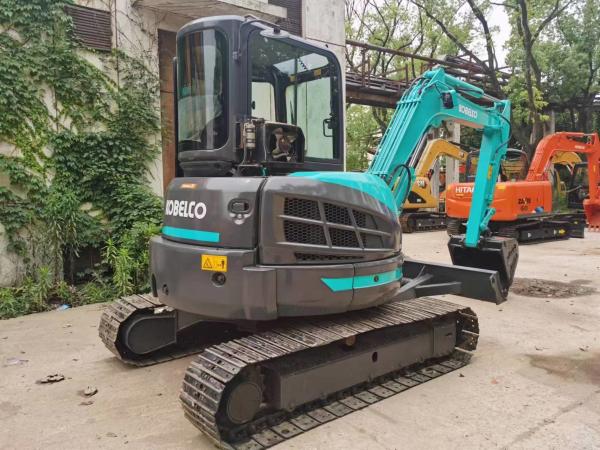 KOBELCO 55 Hydraulic Mini Excavator SK50 SK55 SK60 SK70 Used Machine with Consumption