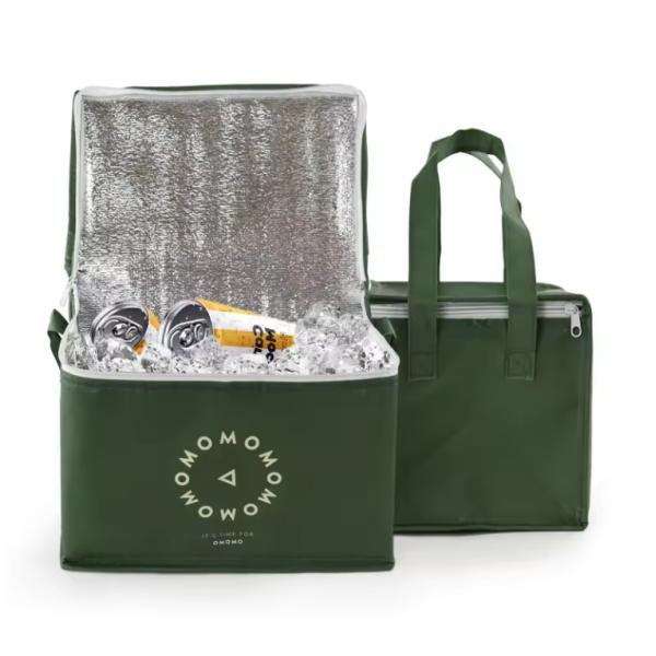Thermal Insulated Carry On Picnic Cooler Bag Waterproof Zipper Closure