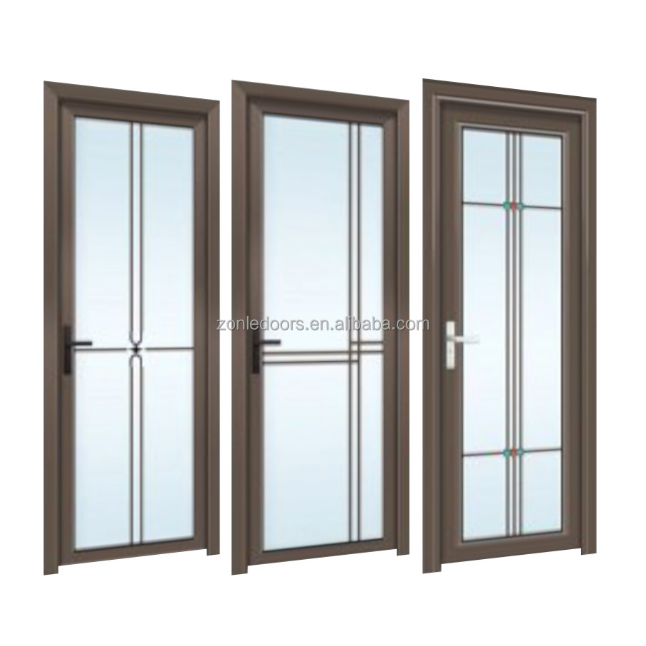 New Arrival Hotel Home Bathroom Aluminum Framed Double Sliding Tempered Glass Shower Door