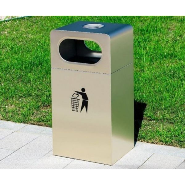 WASTE Stainless Steel Sorting Dump Type Closed Automatic Plastic Hdpe Garbage Bin