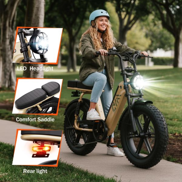 TST R7 Steel Frame 250W Electric Bike for Teen&Adult Electric Dirt Bike