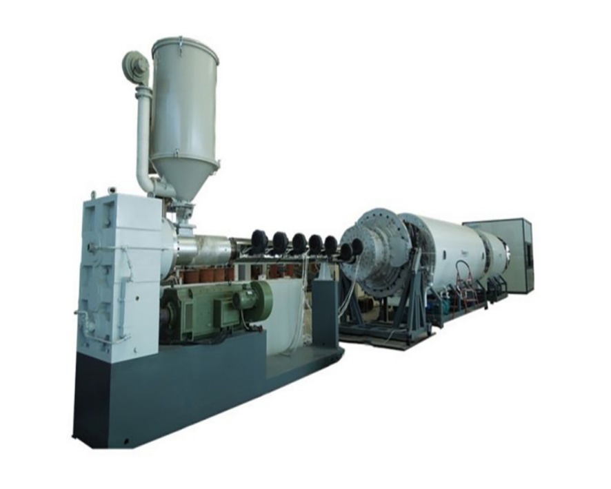 Complete Automatic HDPE Jacket Pipe Production Line for Pre-Insulated Pipe with Vacuum Calibration