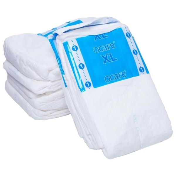 Aged Person Adult Incontinence Diapers With Softcare Technology Elastic Waistband