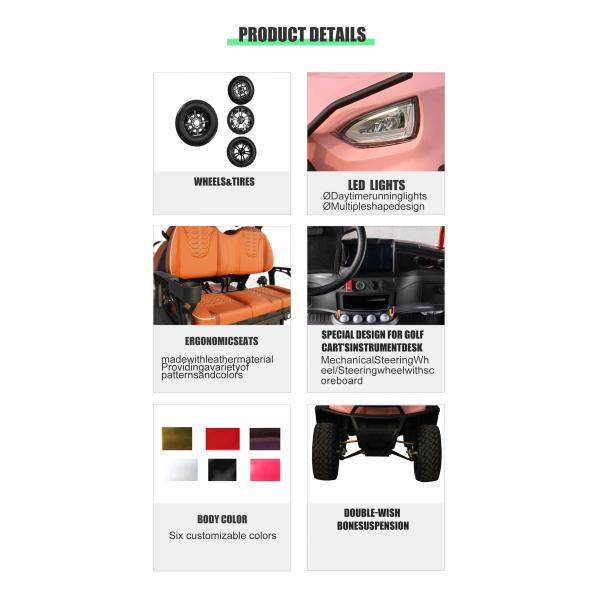 Electric Golf Cart 4 Seater Carrito De Golf The Perfect Combination of Power and Style