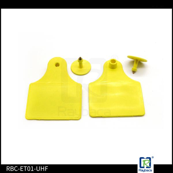 Electronic Custom Livestock Ear Tags ,Animal UHF  Tracking Ear Tags For Cattles