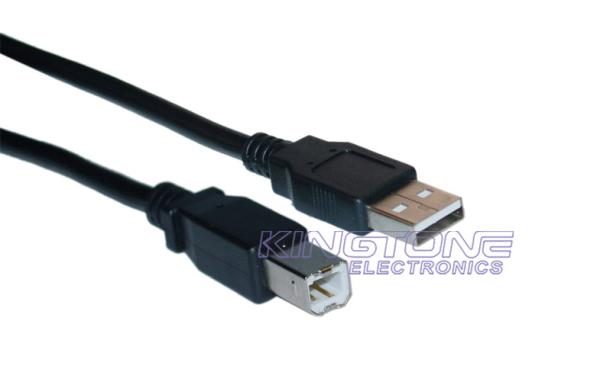 USB 2.0 Copper Conductor with Silver-Plated or Tinner-Plated USB Cable