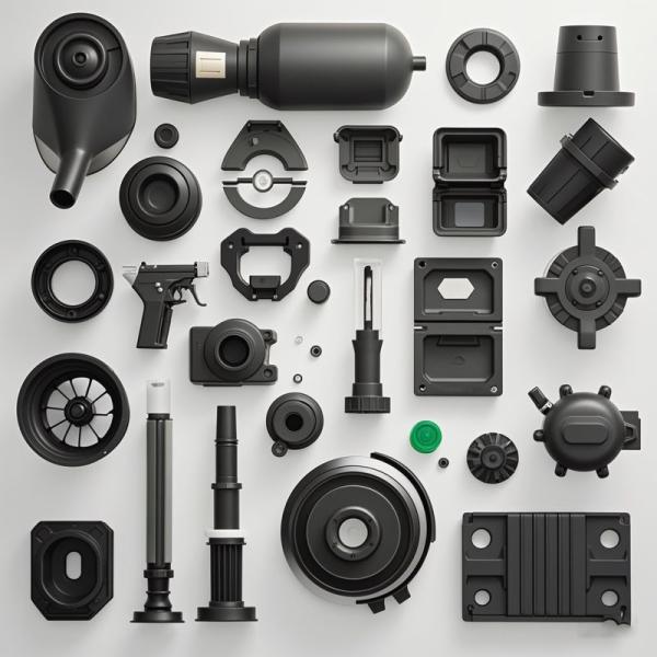 Surface Finish Customizable Plastic Injection Molded Parts large injection molding