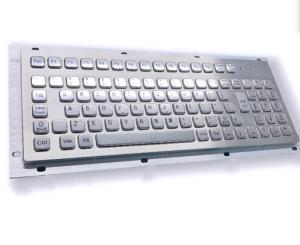 キオスク IP65 / IK07 102 KEYS 防水 防塵 産業用コンピュータ キーボード USB 後部パネル -40°Cに搭載