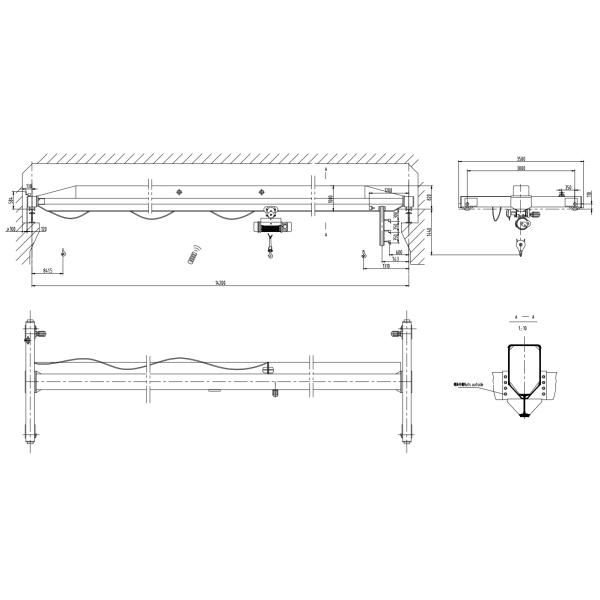20t Lifting Overhead Bridge Crane