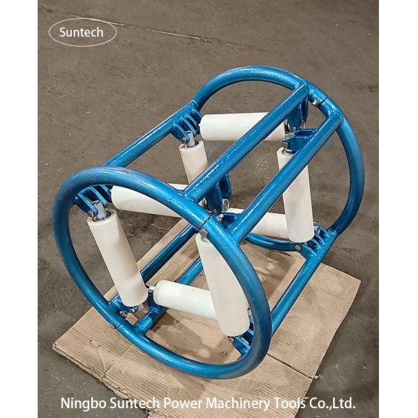 Установка силовых кабелей кабельная роликовая шкива с пылестойким подшипником