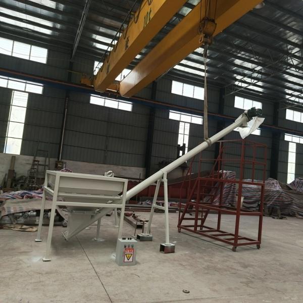 Carbon Steel Heat Resistant Customized Inclined Screw Feeder for Grain Powder Conveying