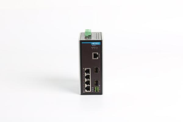 4 Rj45 Ports 2 1000M SFP Ports Gigabit Din Rail Ethernet Switch , Din Rail Managed Switch