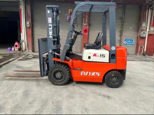 1.5 Tons Heli Second Hand Forklift Sit On Type Comfortable Driving