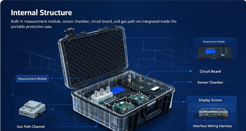 Portable Medical Oxygen Analyzer Oxygen Concentration Analyzer