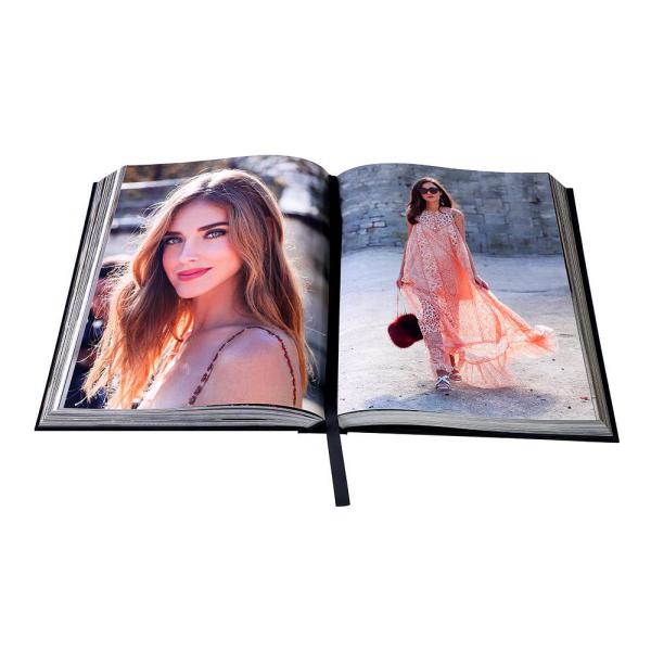 128g art paper Hard Bound Book Printing Luxury Gold Foil Stamping and Slipcase