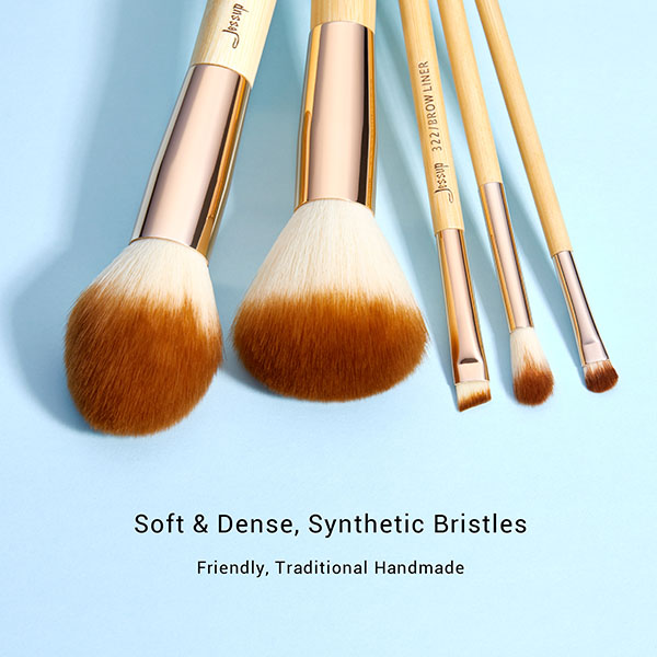 Mature Peeled Bamboo Makeup Brushes Set 25pcs Full Makeup Brush Kit