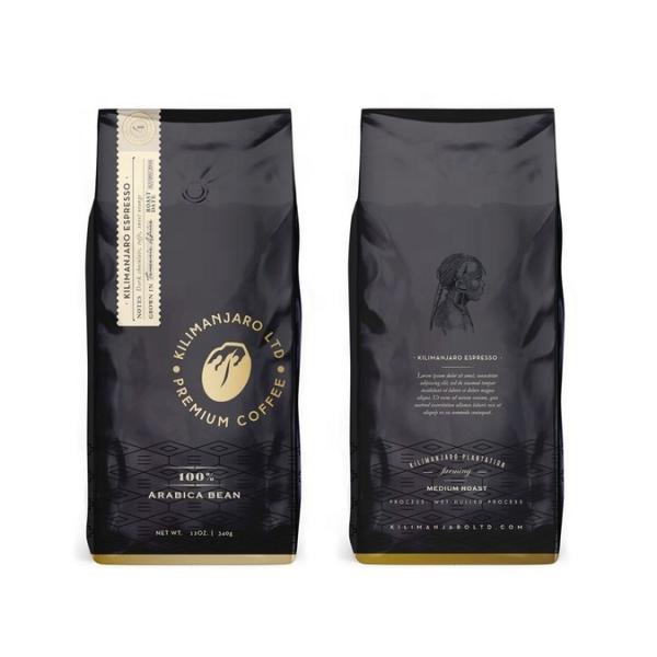 Aluminium Food Grade Recyclable Pouch Side Gusset Coffee Bag