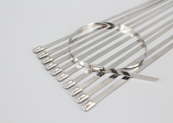 201 304 316 Naked Stainless steel ball locking cable ties with full size
