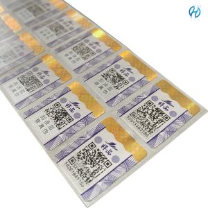 Customized Security Label Stickers Custom Printed Paper Vinyl PET