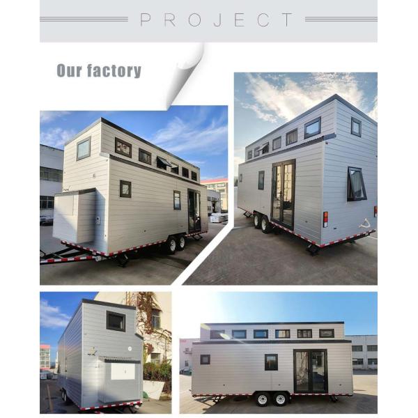 AS/NZS Standard Prefab Light Steel Prefab Tiny House Featuring Metal PU Sandwich Panel Wall And Trailer