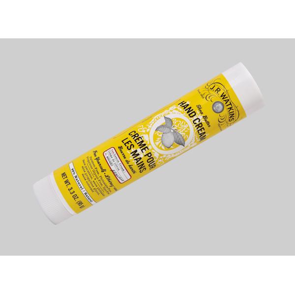 Les tubes cosmétiques faits sur commande de D35mm 35-110ml vident la compression en plastique de crème de main avec la vis de rayure verticale sur le chapeau