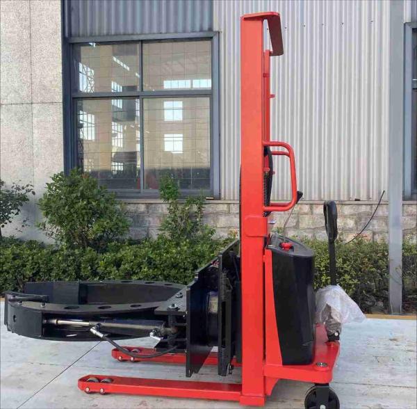1000kg Clamp Semi Electric Stacker Rotated 360 Degree For Textile Industry