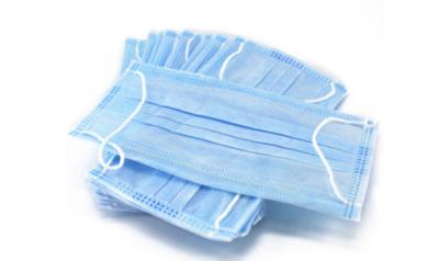 Medical 3 Layer Disposable Surgical Masks Protective Face Mask With Elastic Ear Loop
