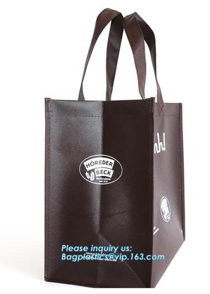 Laminated black pp non woven bag,matt lamination non woven tote bag, Wholesale Promotional High Quality Non Woven Bags