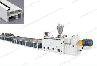 PVC Profile Extruding Machine Window Frame Making Machinery UPVC Window Profile Extrusion Production Line