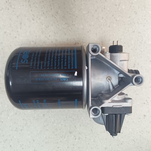 35110080120P01/KL3555E1-B010 Air Dryer Assembly for HOWO Sinotruk Heavy Duty Truck Brake System Air Processing Spare Parts