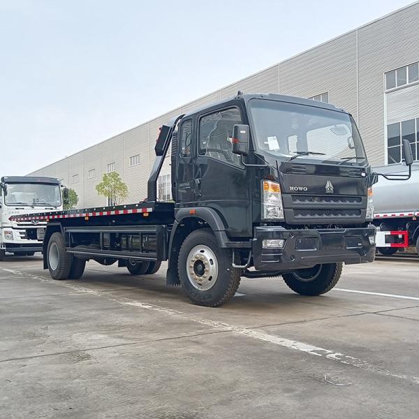 HOWO 4x2 Emergency Recovery Truck with 21m Steel Cable, ABS Brakes, 5.6m Anti-Slip Platform