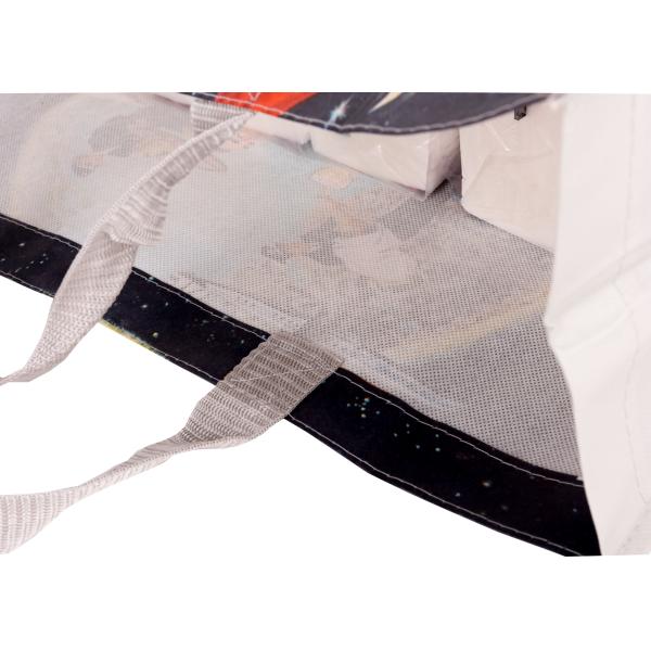 Handle Woven Shopping Bags For Supermarket / Shopping Mall / Grocery 5 Kg Capacity