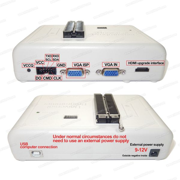 RT809H Programmer and Burner for LCD TVs, EMMC, Car Navigation Systems, Audio Equipment, and Inverter Air Conditioners RT809HSE