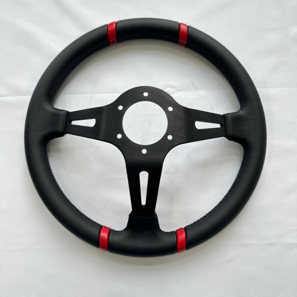 DELUXON 14 Inch Gt Racing Wheel Microfiber Leather For Sim Ps5 Gaming