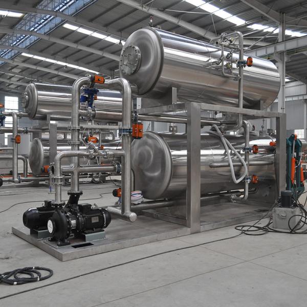 2100 KG Horizontal Cpp Pouch Sterilization Retort Machine for Coconut Water and Milk