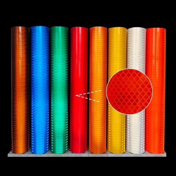 Белый Желтый Красный Цвет HIP EGP Степень 7-10 лет Гарантия Отражающий лист Виниловая пленка для безопасности на дорогах