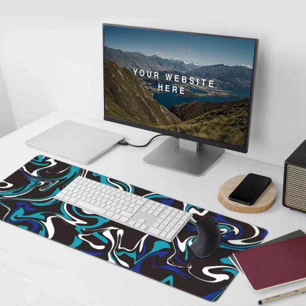 900*400*3mm Large Gaming Mousepad Art Strata Liquid Mouse Pad for Compute Mouse Gamer