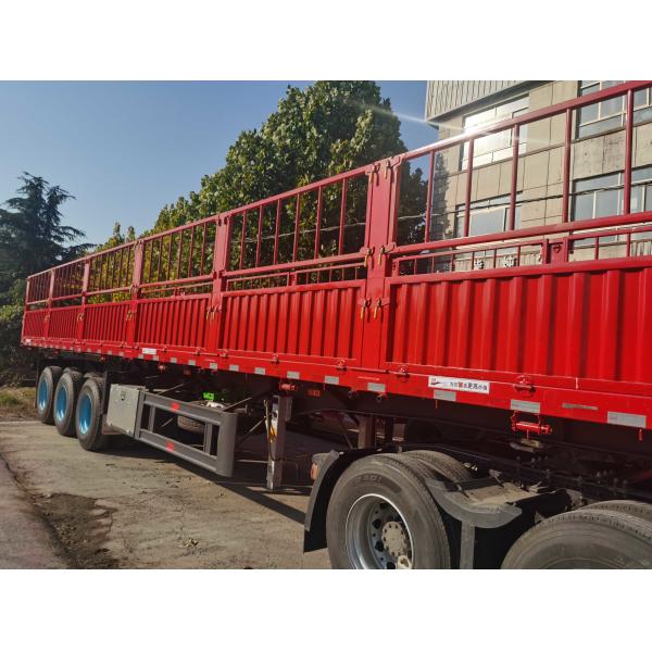 42 Foot 3 Axle Fence Tipping Semi-Trailer Stake Cargo Trailer 13m