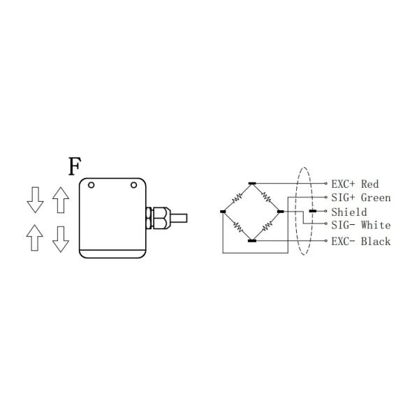 нержавеющая сталь ячейки загрузки датчика 10-500n силы обжатия напряжения 10v
