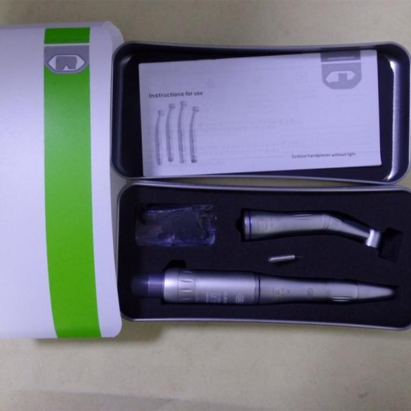 Inner Water Channel Contra Angle Air Motor Handpiece Silver Color