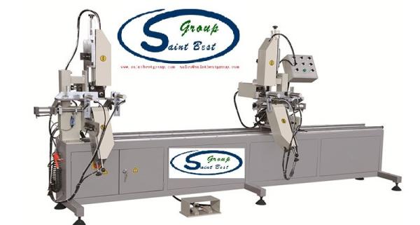 Two Axis Automatic Slot CNC Router Milling Machine , Vinyl Window Door Machinery 30mm Slot Depth