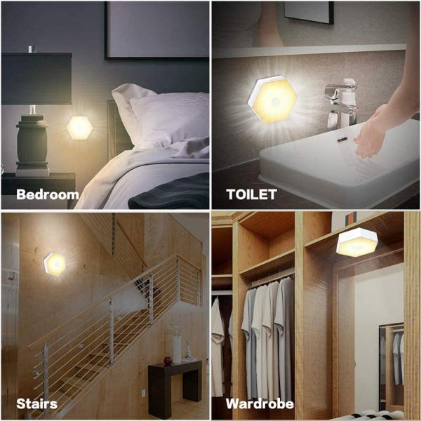1.2W LED Cabinet Lamp Staircase Children PIR Night Light Induction Lighting