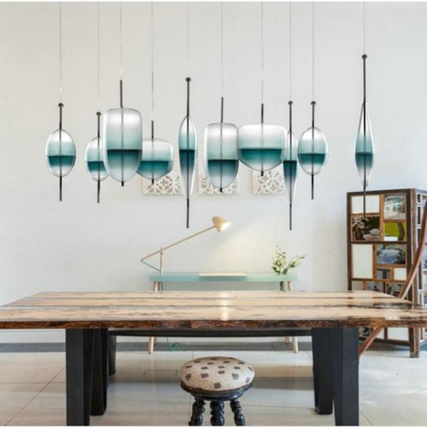 Modern Designer Stair Led Acrylic Pendant Lighting Chandeliers