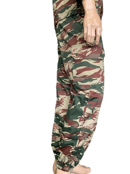 Tactical Tiger Stripe Camo Uniform Set for Outdoor Missions Anti Tearing Camouflage Ripstop Military Uniform Clothing