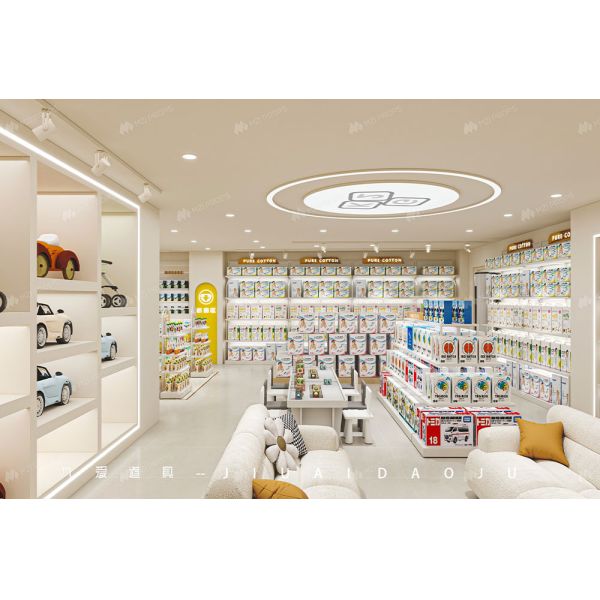 BBC017 Fashionable Shop Showcase Baby Clothing Display Baby Store Shelves For Maternity Shop Decoration