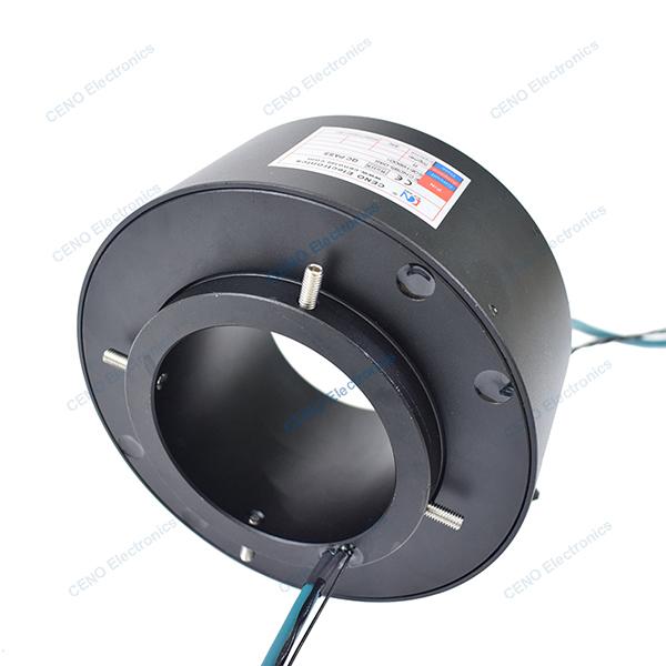 Through Bore Industrial Slip Ring with Electric Power and CANBus Signal
