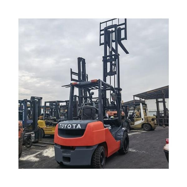 Manufacture 3.5 Ton Diesel Forklift with Semi Lifter Pallet Truck and Routine Fork Width