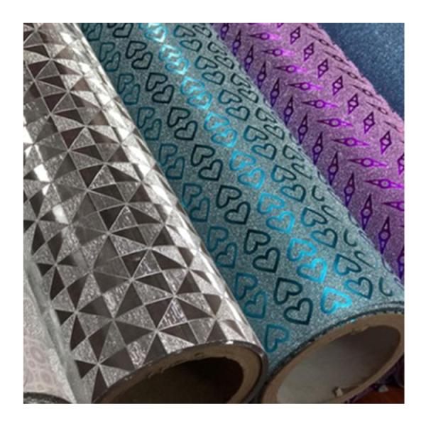 Transparent and Color Metallized Decorative Film with Clear Glitter Finish 1500m Length
