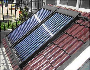 Solar Keymark En12975 CE Pressure Solar Collector with Vacuum Tube Heat Pipe Manifold